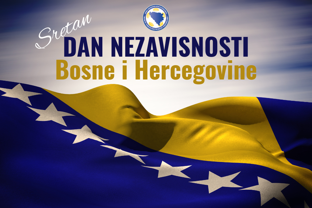 NSBiH čestitao Dan nezavisnosti Bosne i Hercegovine!